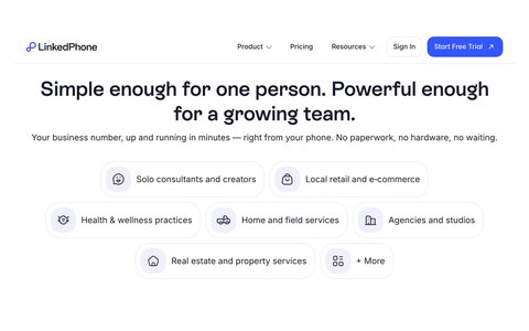 Simple enough for one person. Powerful enough for a growing team.